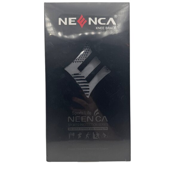 Neenca Knee Brace Sports Protection Series L Grey Nylon Latex - Picture 1 of 4